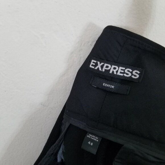 Express Editor Dress Pants Black Size 4S - Picture 5 of 6